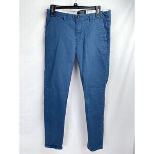 Scotch & Soda Men W30 L32 Mott Blue Chino Pants Alohha Tuesdays at Waikiki Inn